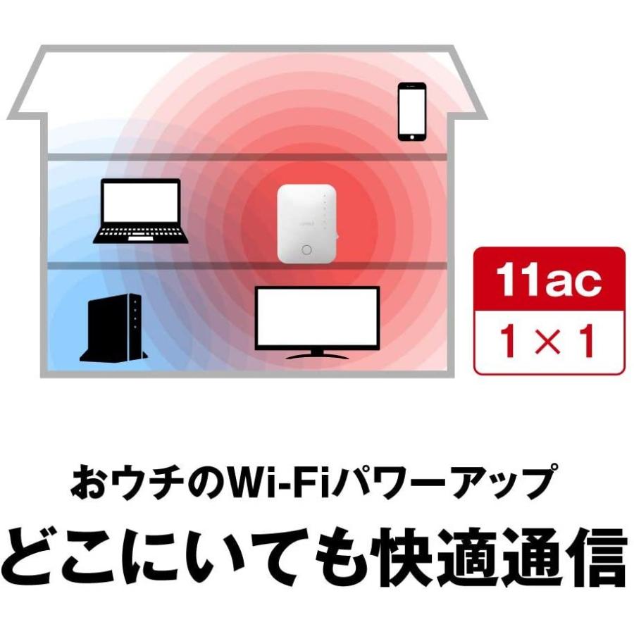 Buffalo Wifi 無線lan 中継機 Wex 733dhp N 11ac 433 300mbps ライフスタイル Paypayモール店 通販 Paypayモール