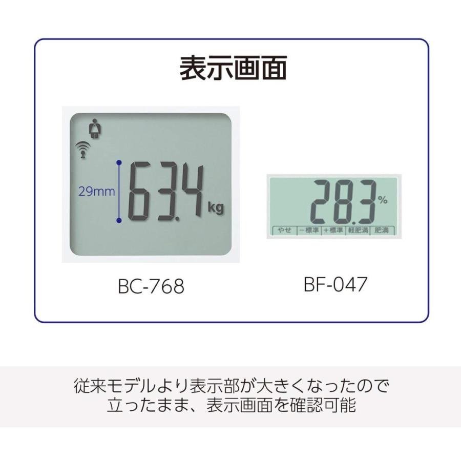 TANITA（タニタ） 体重 体組成計 ホワイト BC-768 WH スマホでデータ