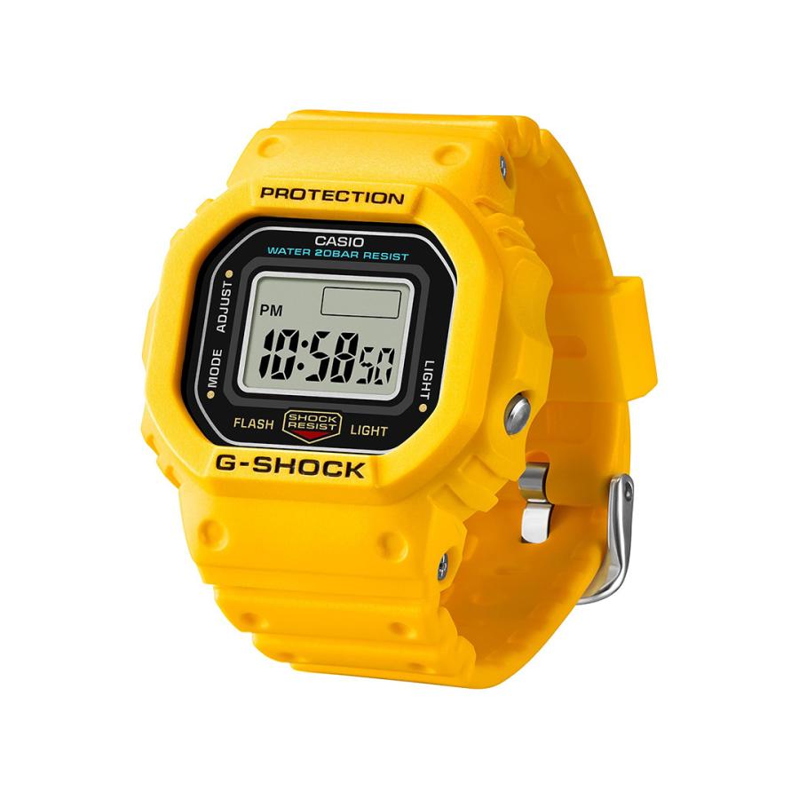 G-SHOCK CASIO カシオ nano DWN-5600-9JR メンズ イエロー : ライフ