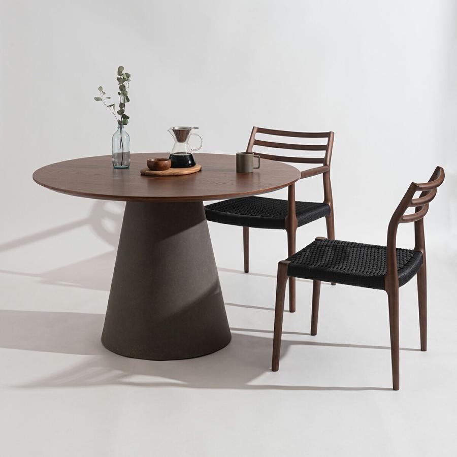 パシフィックファニチャー【特注】円形ダイニングテーブル　120cm form ダイニングテーブル 丸 円形 120cm 開梱設置付き 食卓テーブル 丸