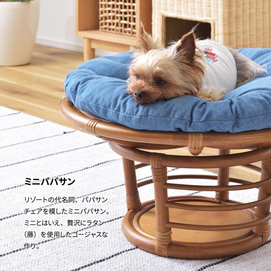 パパサンチェア ラタン ペットスツール ペット用 ペット用ベッド パパサンチェア ラタン ペットスツール ペット用 ペット用ベッド