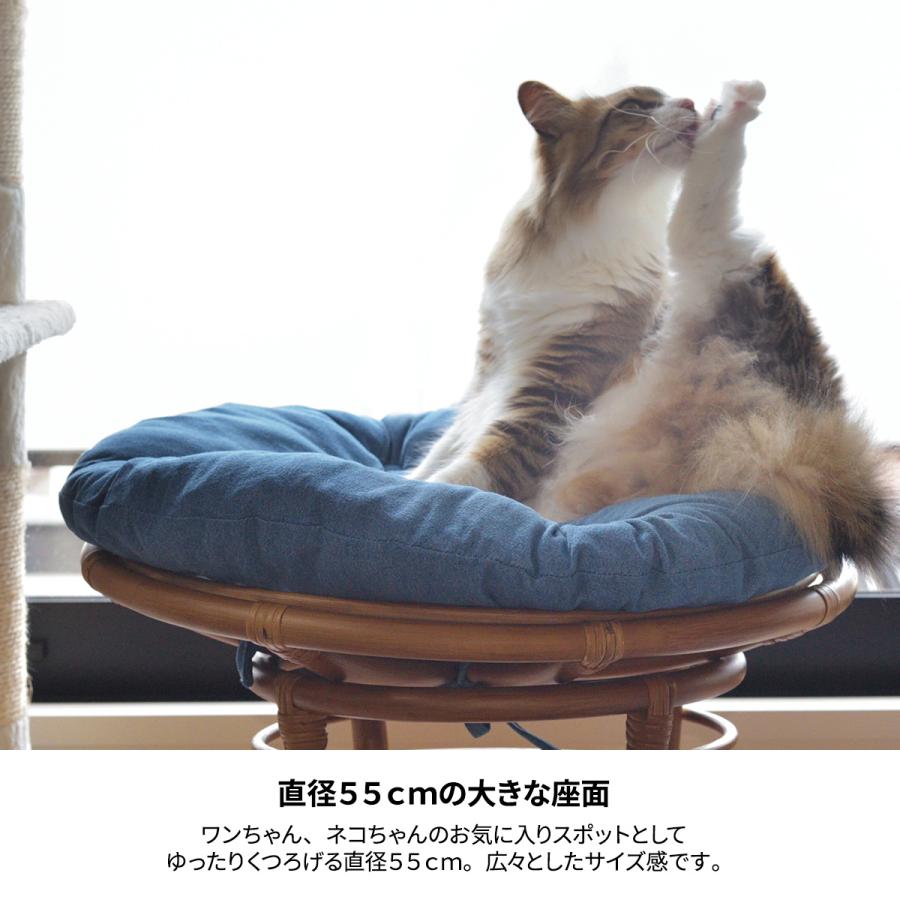 パパサンチェア ラタン ペットスツール ペット用 ペット用ベッド パパサンチェア ラタン ペットスツール ペット用 ペット用ベッド