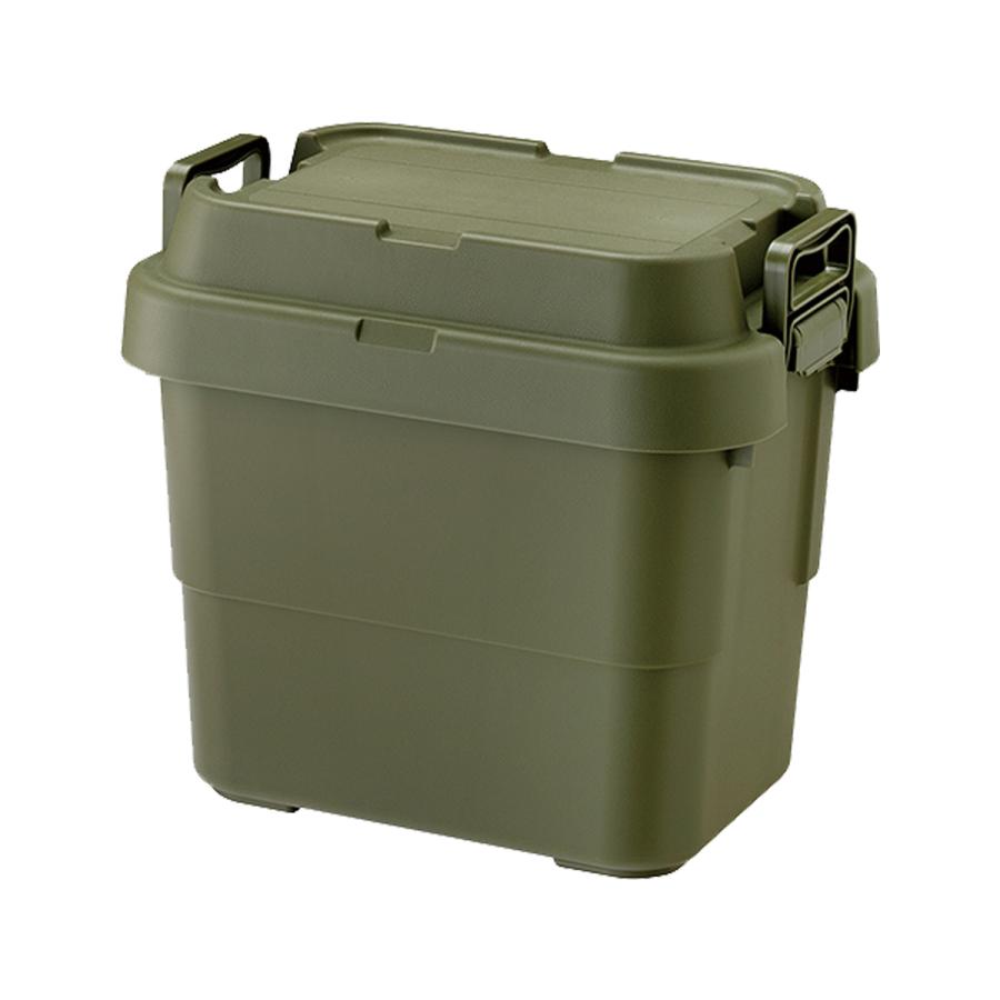 東谷 収納ボックス トランクカーゴS蓋 20L グレー カーキ ブラック
