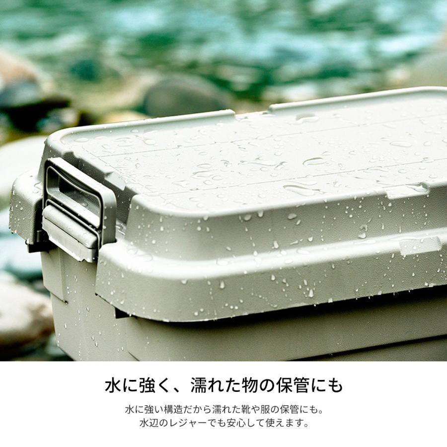 東谷 収納ボックス トランクカーゴS蓋 70L グレー カーキ 東谷 収納ボックス トランクカーゴS蓋 70L グレー カーキ