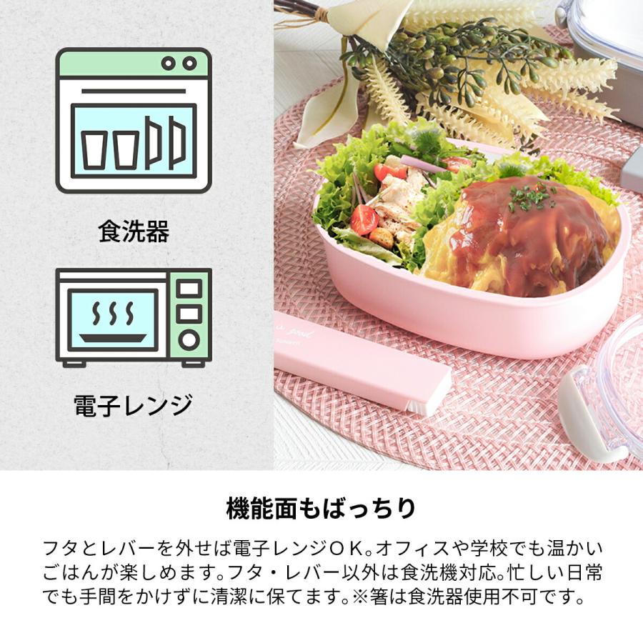 新品未使用　ちろぴの ①ランチボックス　　　　②ケース付きお箸セット お弁当箱 2点セット 日本製 弁当箱 お箸 ランチボックス 600〜800ml