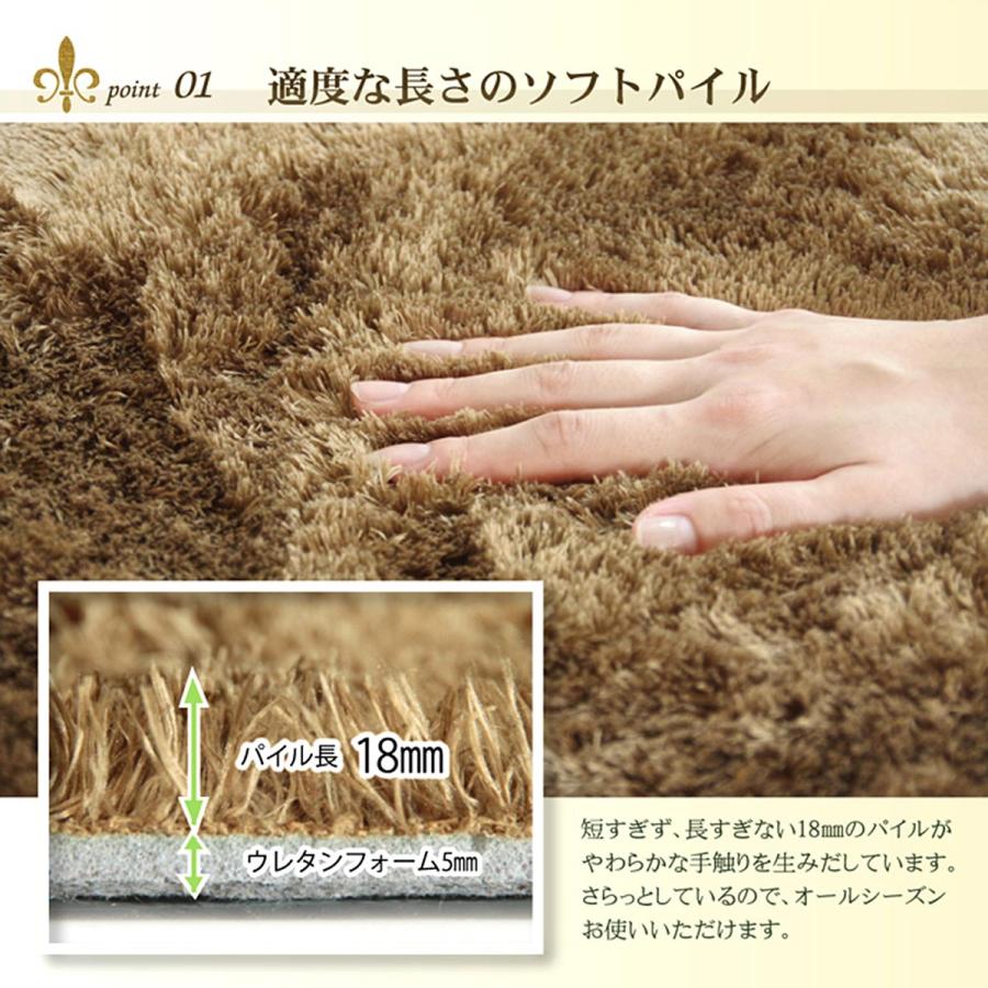 イケヒコ ラグ ラグマット 洗える おしゃれ カーペット 北欧 楕円 無地