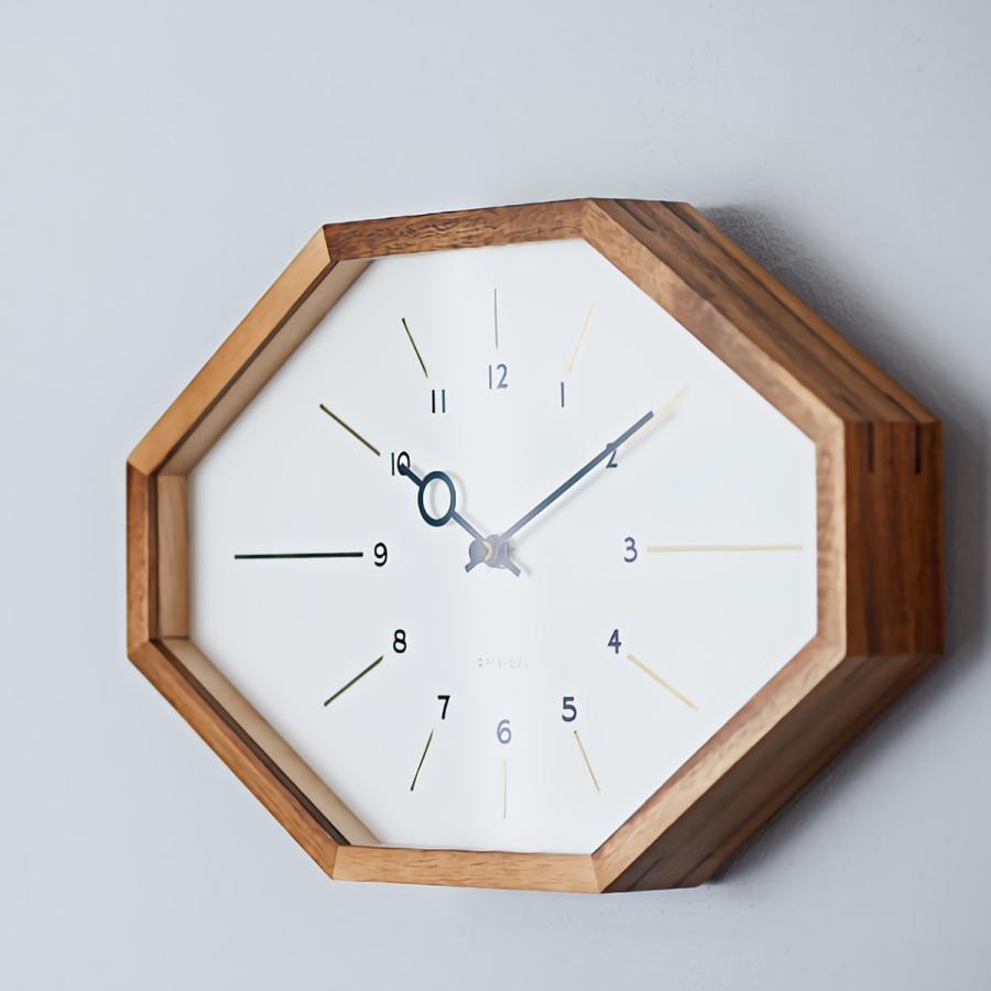 INTERFORM 壁掛け時計 電波 おしゃれ 電波時計 時計 壁掛け 北欧