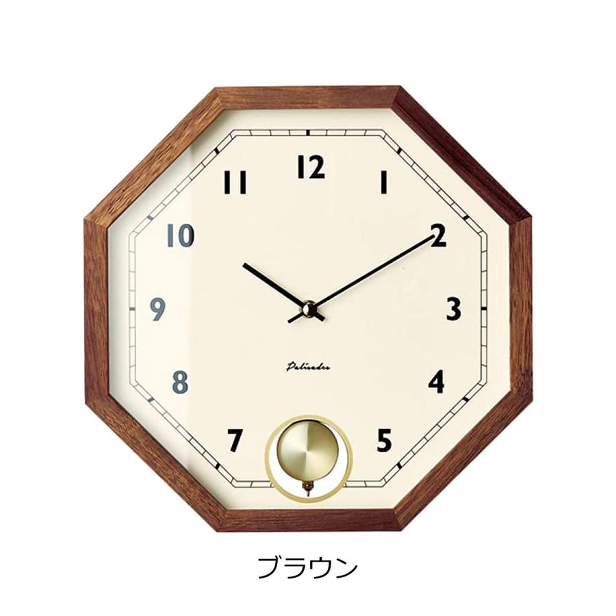 INTERFORM（インターフォルム） 壁掛け時計 おしゃれ 振り子時計 時計