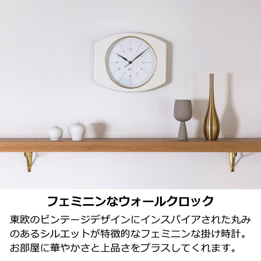 ウォールクロック 掛け時計 東欧 ビンテージ フェミニン ☆北欧