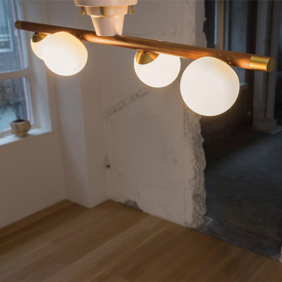 INTERFORM シーリングライト おしゃれ 北欧 天井照明 4灯 ポワレ