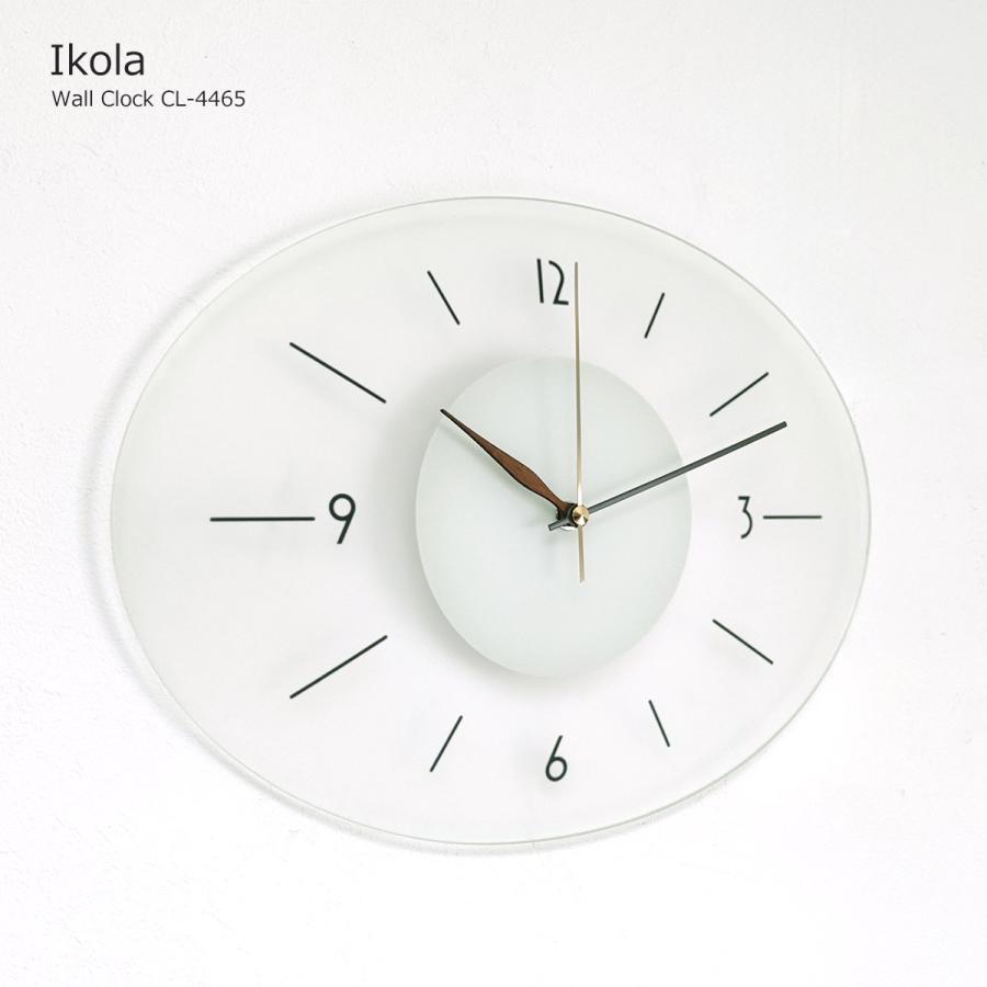 INTERFORM（インターフォルム） 壁掛け時計 掛け時計 ガラス おしゃれ