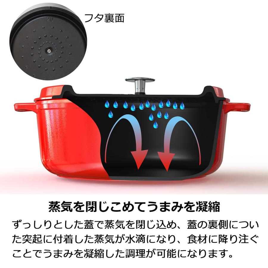 INVICTA キャセロール オーバル 27cm（4.0L） ／アンヴィクタ