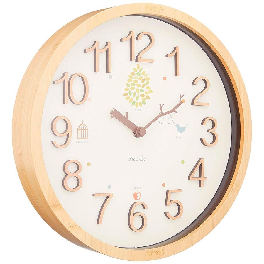 INTERFORM（インターフォルム） 壁掛け時計 電波 おしゃれ 電波時計