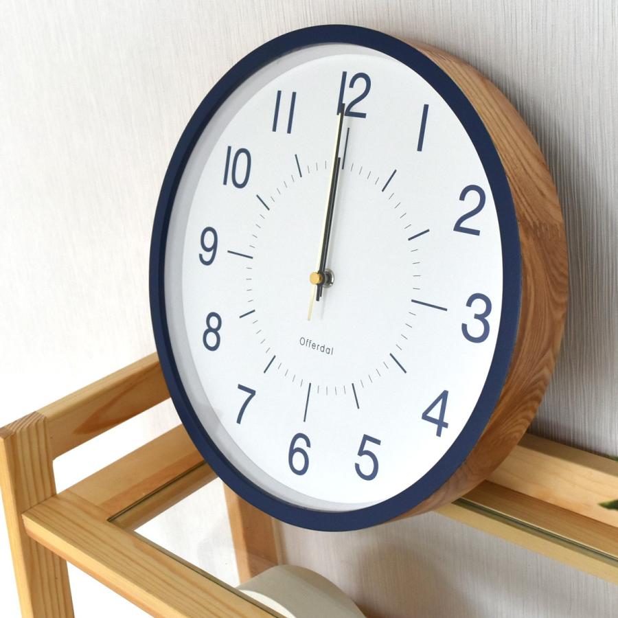 INTERFORM（インターフォルム） 壁掛け時計 電波 おしゃれ 電波時計