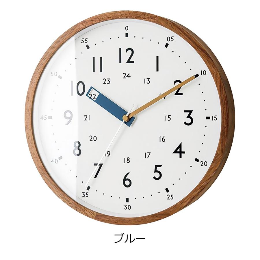 INTERFORM 壁掛け時計 電波 おしゃれ 知育時計 電波時計 時計