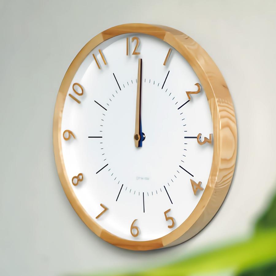 INTERFORM（インターフォルム） 壁掛け時計 電波 おしゃれ 電波時計