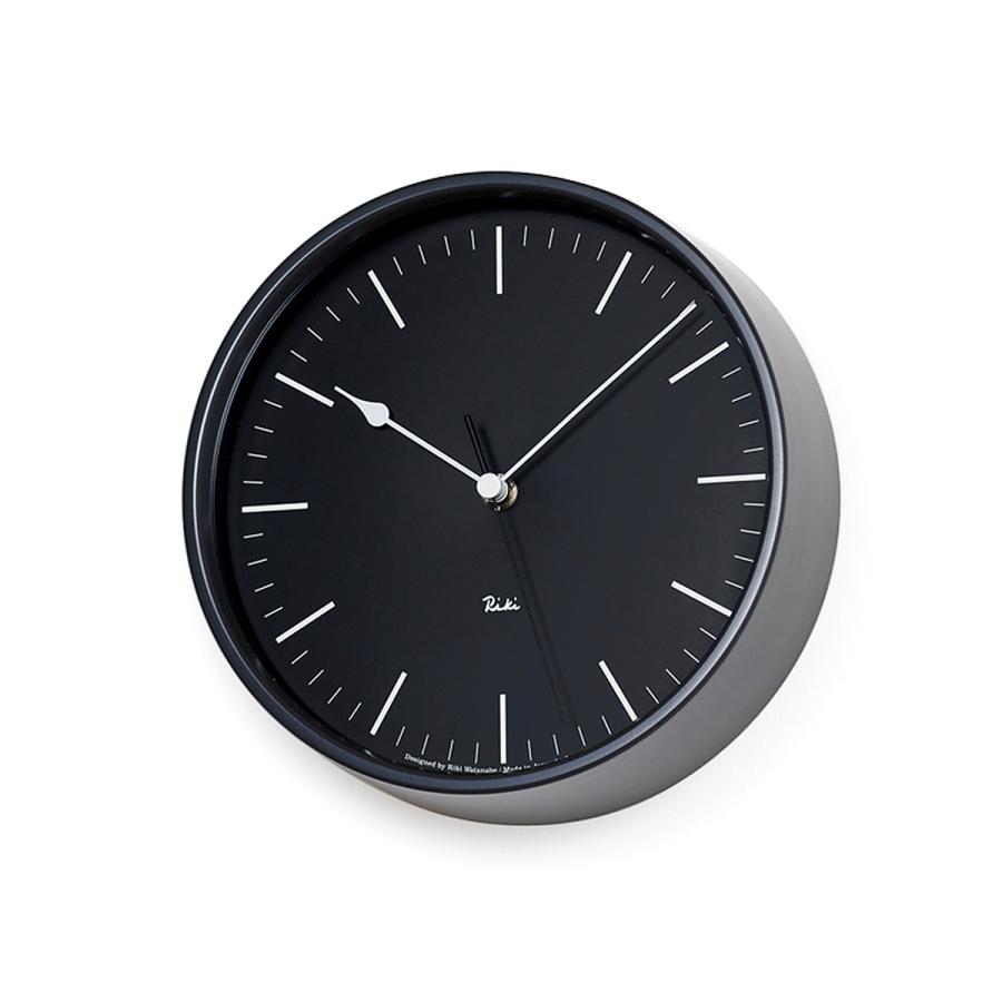 壁掛け時計 電波 おしゃれ 電波時計 時計 壁掛け 北欧 オシャレ RIKI STEEL CLOCK WR08-24 新生活 白 黒 リビング ダイニング｜lifestyle-funfun｜05