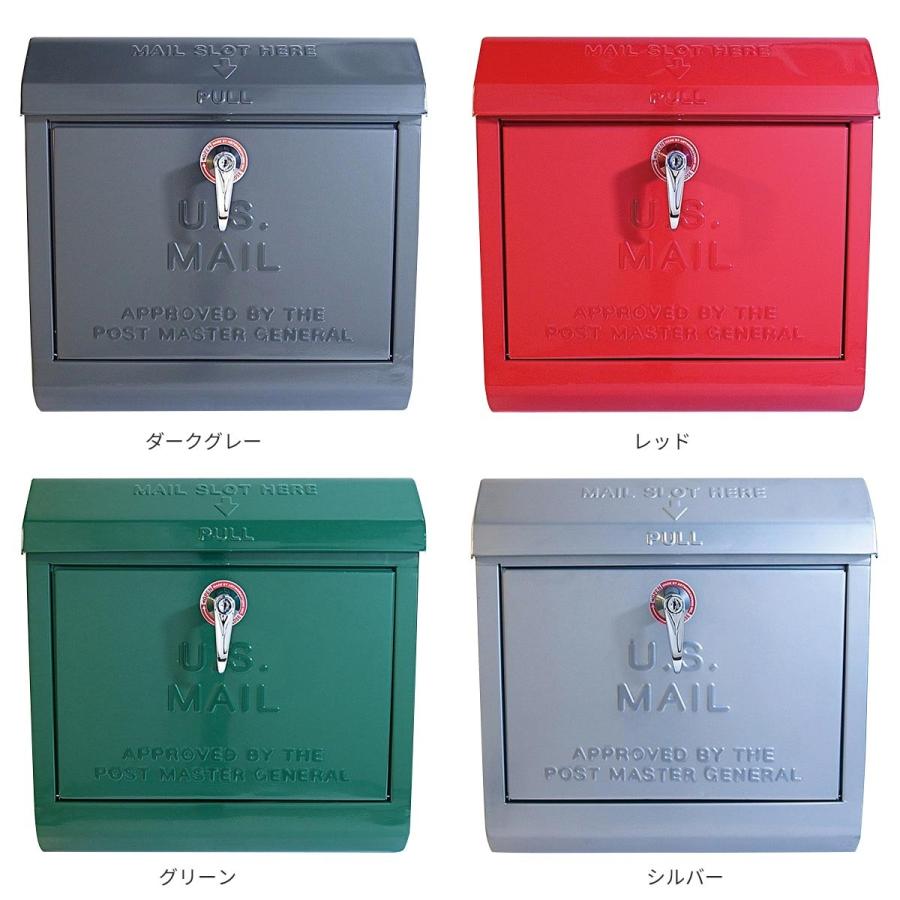 郵便ポスト ポスト 郵便受け おしゃれ ポスト 新居祝い アメリカン スチール インダストリアル メールボックス U.S.Mail box ロゴ付き 新生活｜lifestyle-funfun｜10