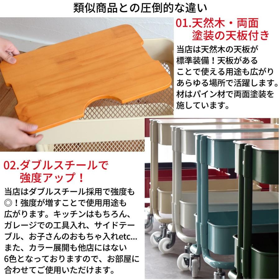 キッチンワゴン キャスター付き 天板付き 3段 おしゃれ かわいい キッチンワゴン キャスター付き 天板付き 3段 おしゃれ かわいい
