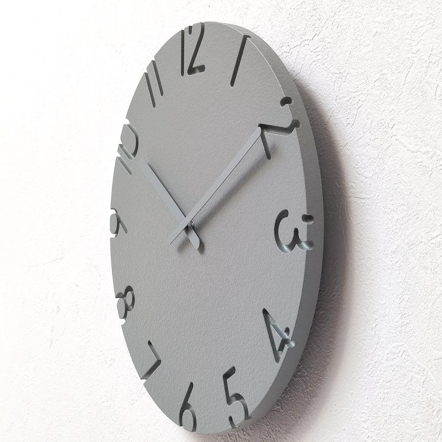 掛け時計 おしゃれ 壁掛け時計 北欧 時計 CARVED COLORED カーヴド カラード モダン シンプル かわいい リビング 書斎 寝室  NTL16-07 黒 レムノス 新生活