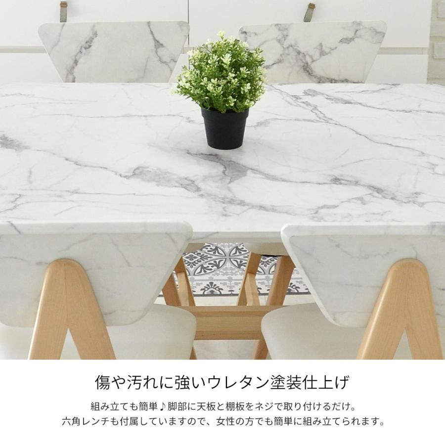 サイドテーブル 北欧 おしゃれ 大理石風 八角形 収納 ベッドサイド