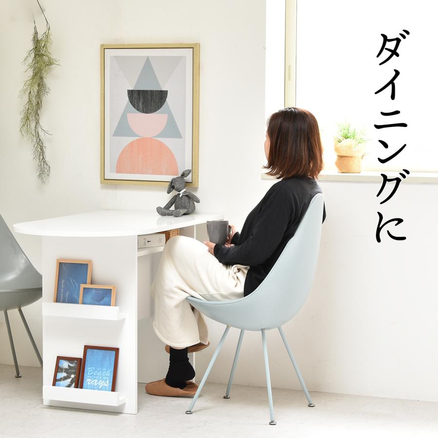 引き取りの場合値下げ】半円テーブル ダイニングテーブル W100cm