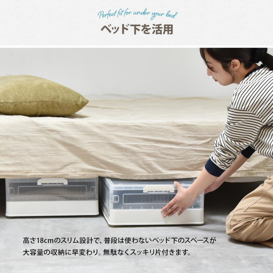 ベッド下収納ケース 2個セット 収納ケース ベッド下 薄型 大容量