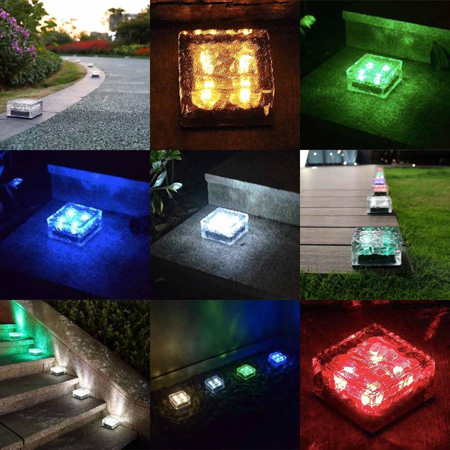 Led ガーデンソーラーライト 1個売り 5色 ソーラー充電式 センサー ブロックライト ガラス 玄関 庭 防滴 照明 新生活 Pro Lit 0017 ライフスタイルショップfunfun 通販 Yahoo ショッピング