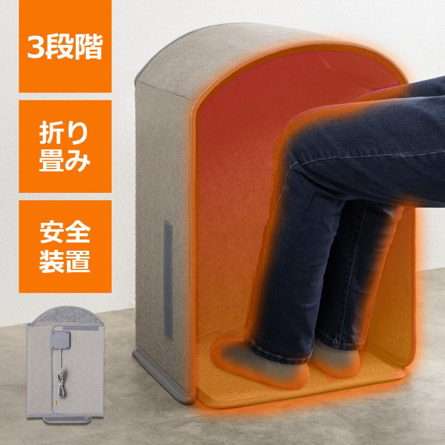タイマー付きの足元暖房パネルヒーター 3段階温度調節可能 【公式通販】