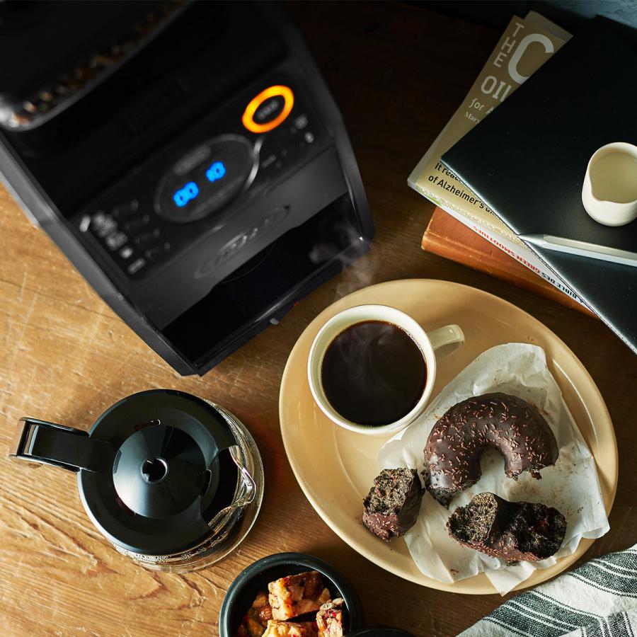 Toffy 全自動ミル付カスタムドリップコーヒーメーカー 豆挽き 挽き方