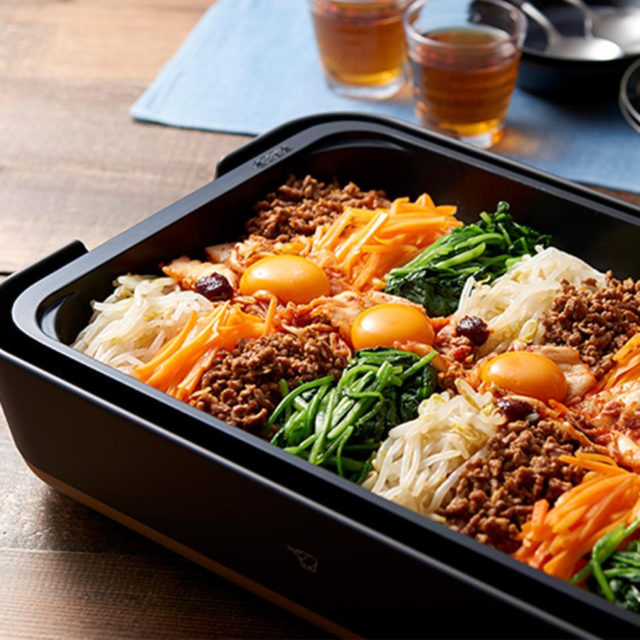 STAN. ホットプレート おしゃれ 象印 深型 レシピ付 焼く 煮る ヘラ