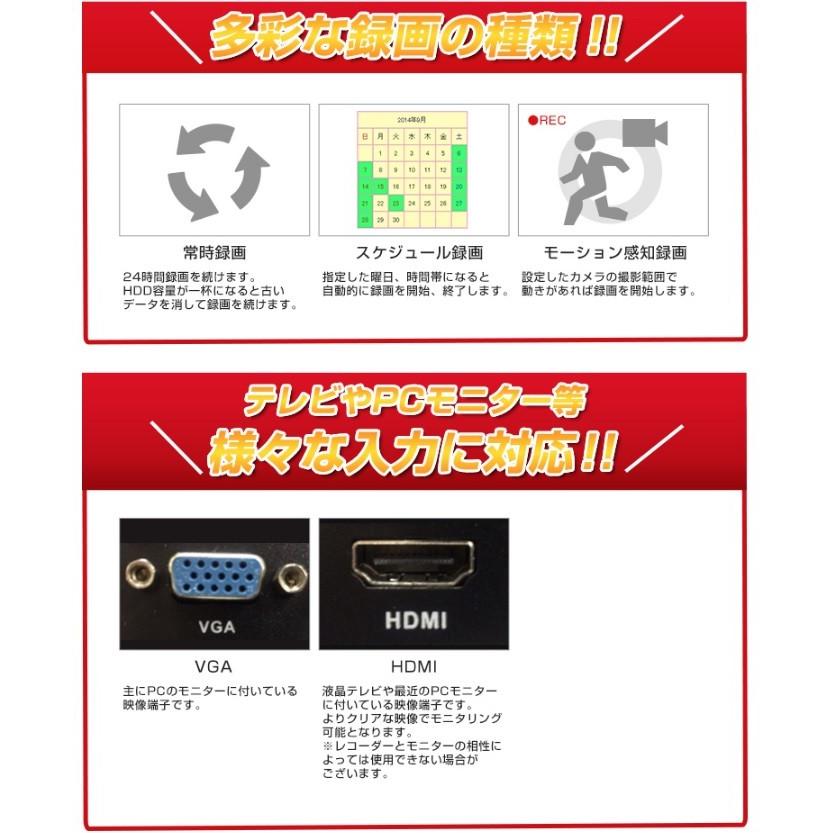 防犯カメラ 監視カメラDVR【日本語対応】AHD-M対応 最新 4chデジタル