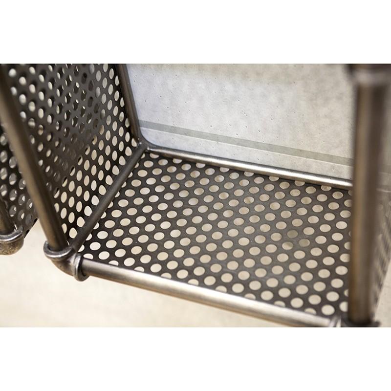 インダストリアルメタル [ウォールシェルフ スクエア] おしゃれ