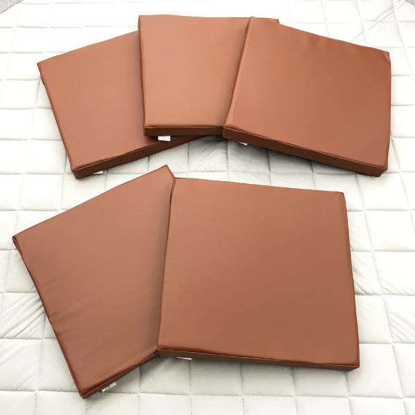クッション 座布団 40×40×4 レザー ウレタン PVC フェイクレザー