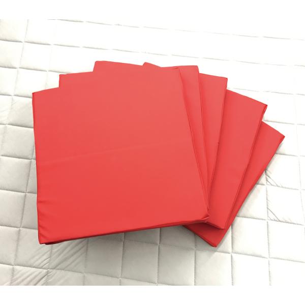 クッション 座布団 40×40×4 レザー ウレタン PVC フェイクレザー