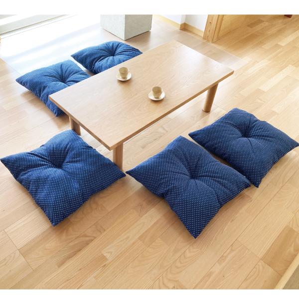 座布団 2個セット 銘仙判 撥水 はっ水 防汚 約55×59cm (同色2枚組) 盆