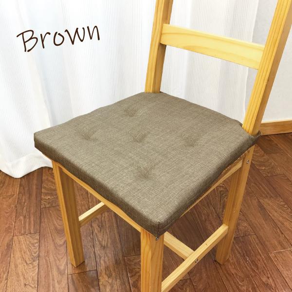 クッション 座布団 シートクッション 固定 40×35 厚み4cm マジック