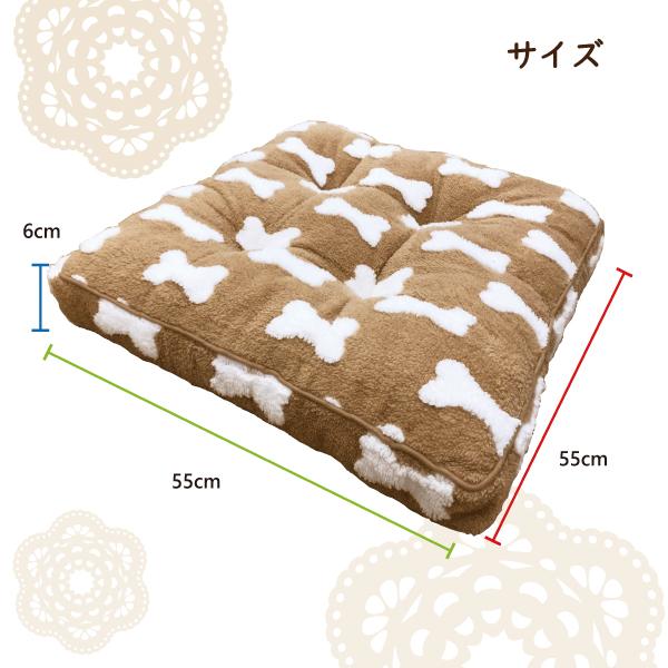 座布団 クッション 大きい おしゃれ 厚み6cm 55×55 リビング