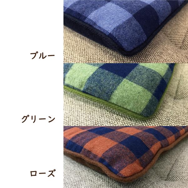 クッション ロングクッション ベンチ 車用 長椅子 長座布団 綿 先染め