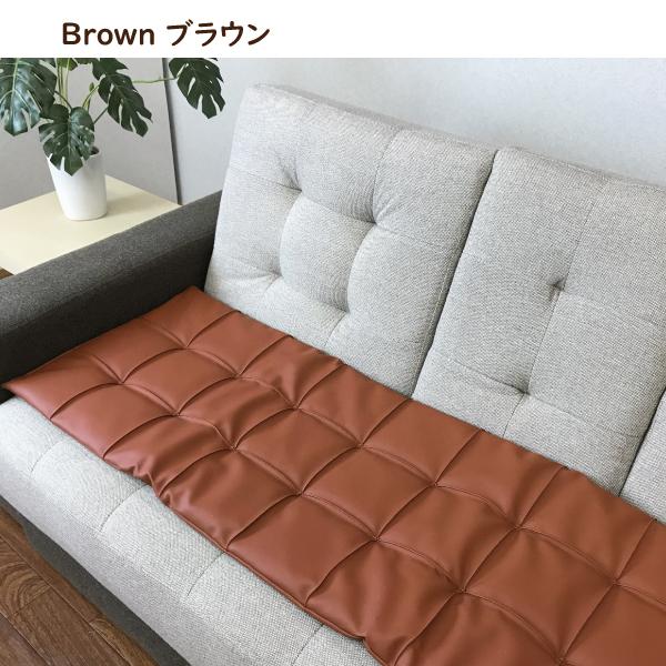 クッション 長座布団 シートクッション ベンチ レザー 拭ける