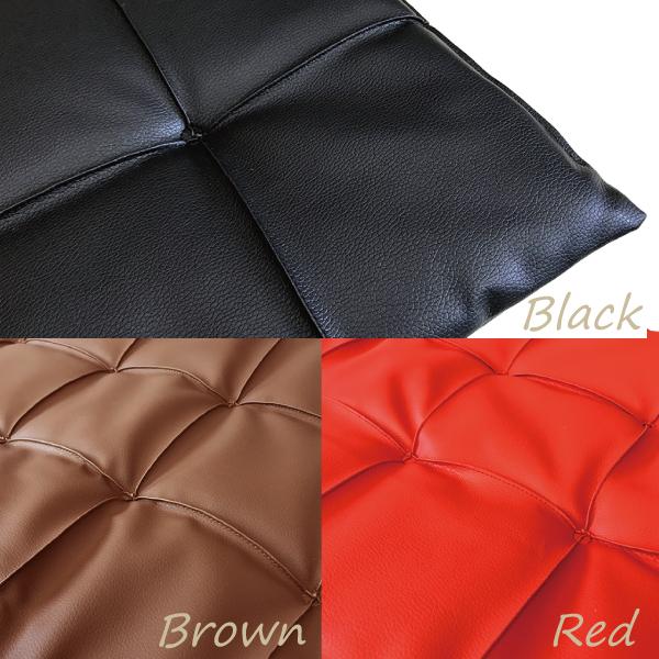 クッション レザー フェイクレザー 拭ける 背当て スクエア 高級
