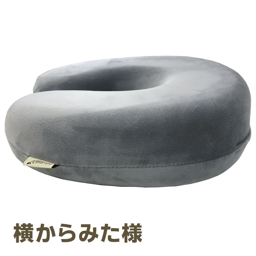 ネックピロー 低反発 ウレタン 首 旅行 キャンプ 運転 観劇 28×28×8