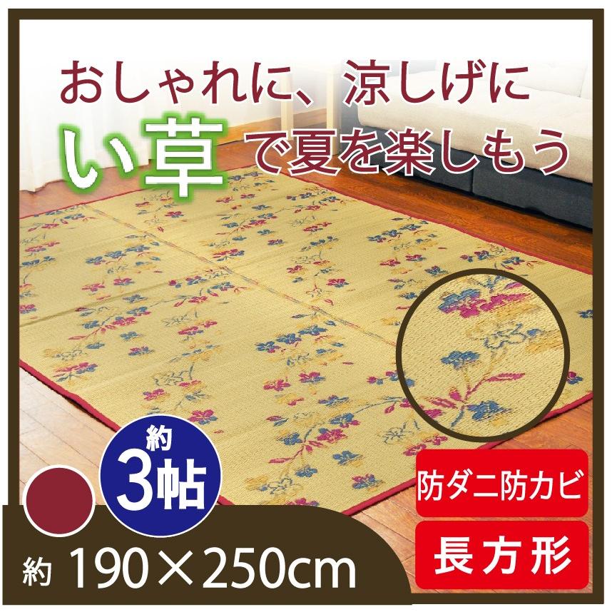 ラグ カーペット マット リビングマット い草 天然素材 おしゃれ 和モダン 190 250cm 長方形 3帖 3畳 桜 Ca4291ro Lifestyle Plus 通販 Yahoo ショッピング
