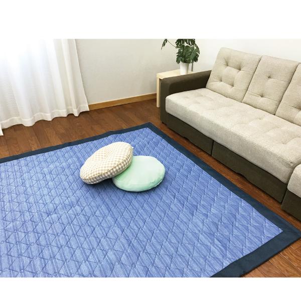 ラグ 冷感 ひんやり 3畳 3帖 接触冷感 カーペット マット リビング