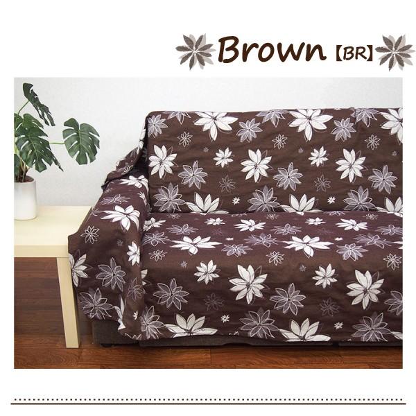 フリークロス カバー ソファーカバー マルチカバー こたつ上掛け ベッドカバー おしゃれ リバーシブル 高級感 ジャガード織り 190 290 長方形 フラワー Ka1044 Lifestyle Plus 通販 Yahoo ショッピング