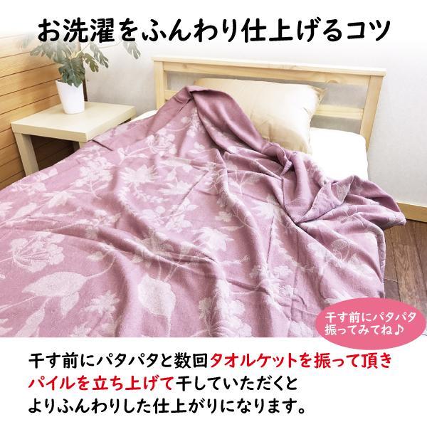 西川（nishikawa） タオルケット シングル 綿 やさしい肌ざわり 洗える