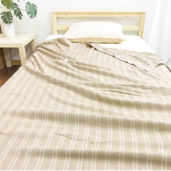 西川（nishikawa） タオルケット シングル 綿 やさしい肌ざわり 洗える