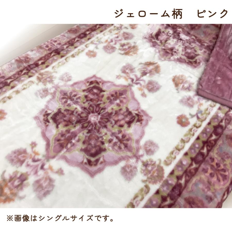 西川（nishikawa） 毛布 ダブル 180x210 衿付き合せ毛布 2枚合せ