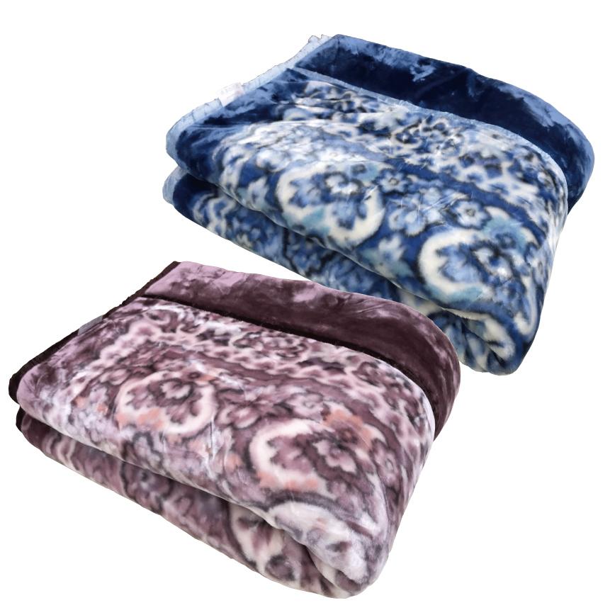 西川（nishikawa） 毛布 シングル 厚手 2枚合せ 2.5kg 140x200 ハイ