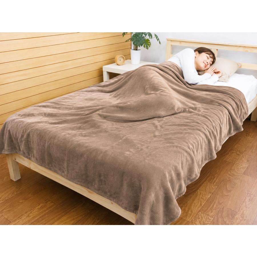 フランネル毛布 シングル 140×190cm 洗える 軽量 起毛 ブランケット